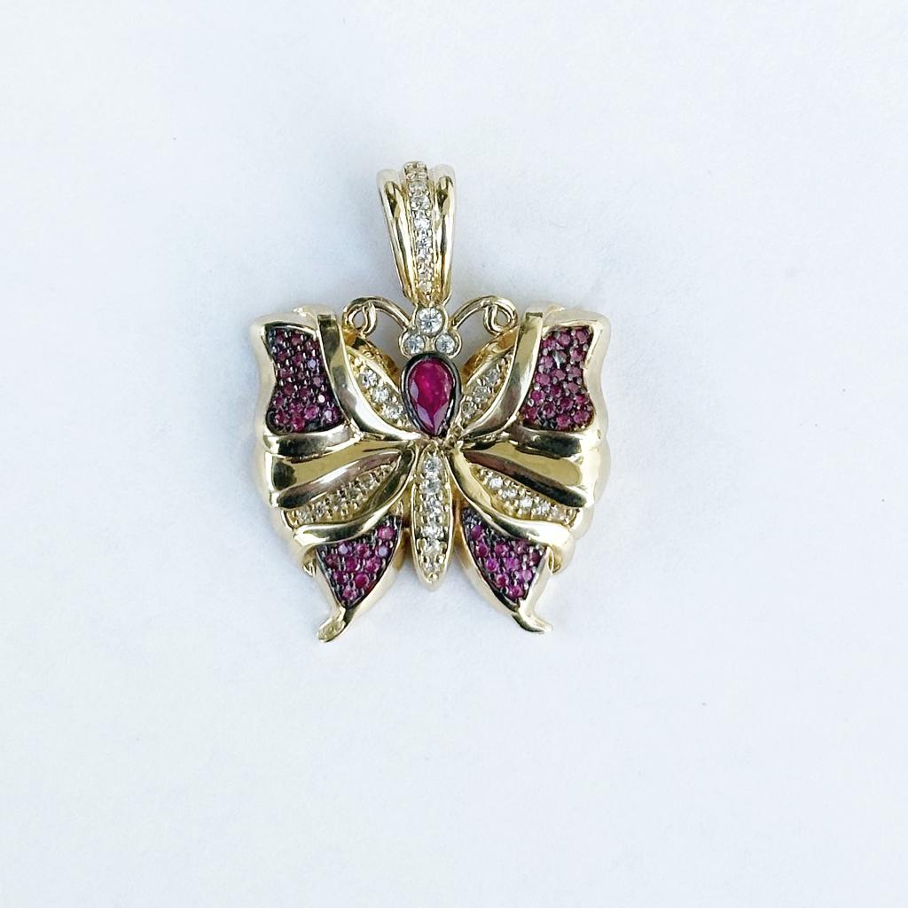 Dije de mariposa oro 14 k