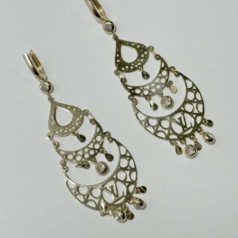 Aretes largos estilo árabe