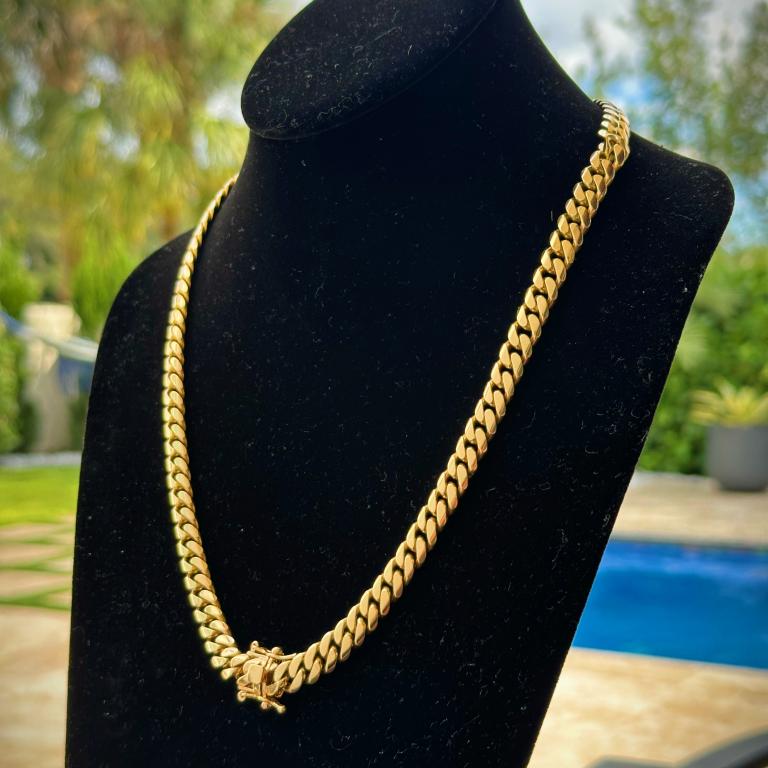 Cadena de hombre estilo Cuban Link